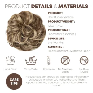 Alternative view of Stylish Instant Messy HairBun