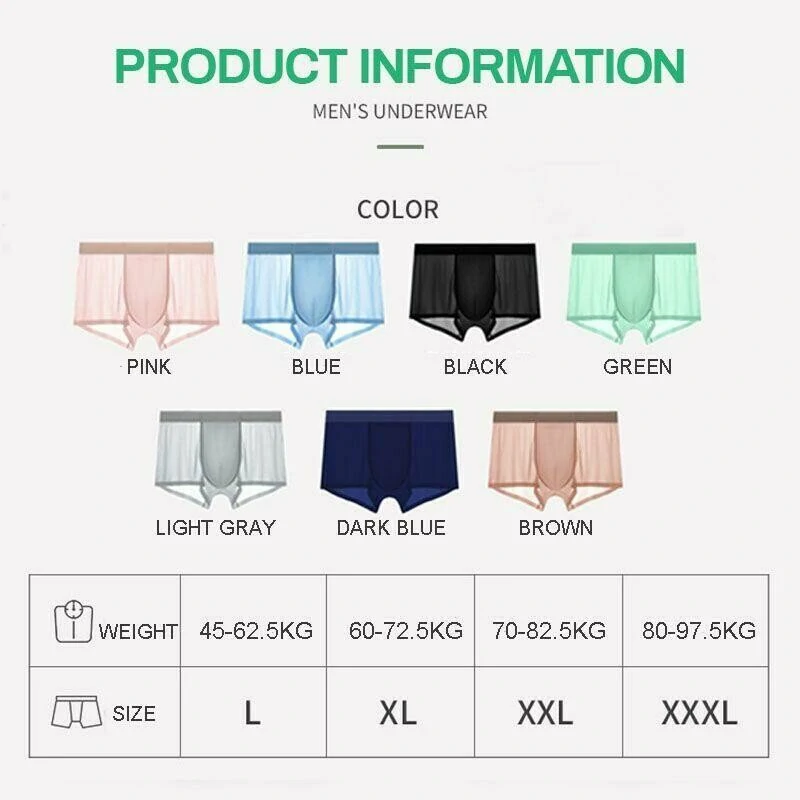(🔥50% OFF NOW🔥) Men’s Ice Silk Underwear - Image 3