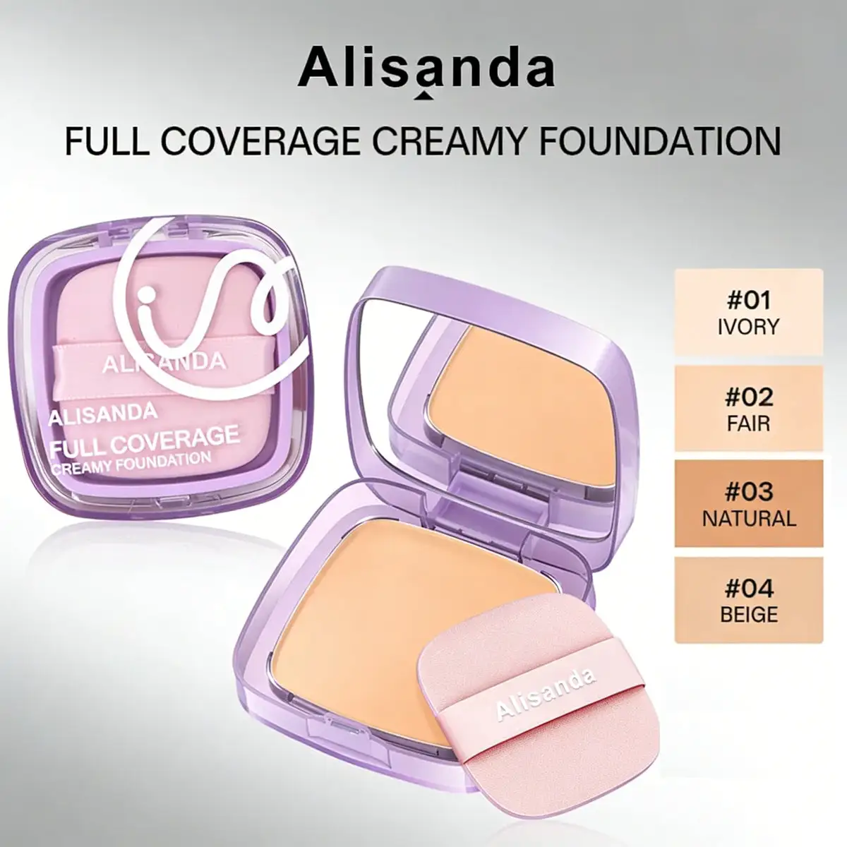 Always On Full Coverage Foundation Cream | 24H Long Lasting Waterproof Matte Full Coverage Foundation