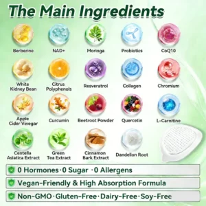 Alternative view of 𝐎𝐟𝐟𝐢𝐜𝐢𝐚𝐥 𝐒𝐭𝐨𝐫𝐞 🇺🇸 Moringa·Berberine × NAD+ 10-in-1 Nano Microneedle Patch – Daily, Visible Results in 7 Days ✅ For Weight, Skin, Diabetes & Joint Health 🗽