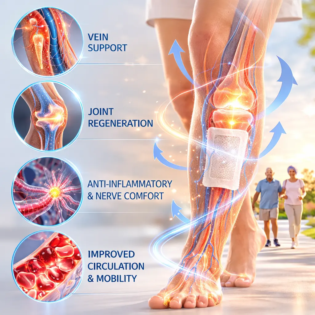 🛒4-in-1 Vein & Joint Nano Microneedle Advanced Therapy Patch🔥 - Image 9