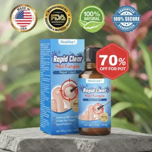 Nano Rapid Clear Nail Fungus Rapair Liquid Effective in 7 Days, Permanently Eliminates the Root