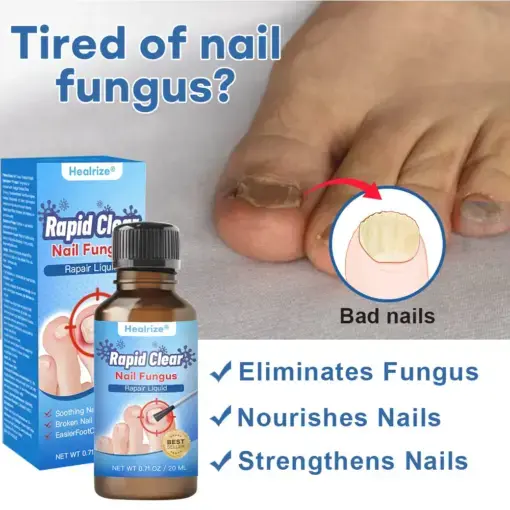 Nano Rapid Clear Nail Fungus Rapair Liquid Effective in 7 Days, Permanently Eliminates the Root - Image 10