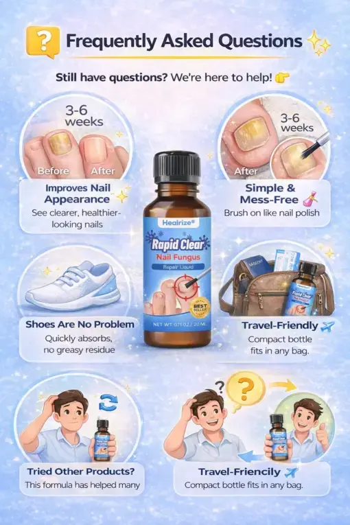 Nano Rapid Clear Nail Fungus Rapair Liquid Effective in 7 Days, Permanently Eliminates the Root - Image 14