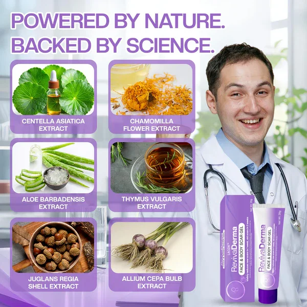 RevivaDerma Face & Body Scar Gel - Image 2