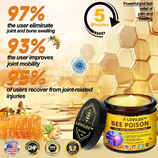 Bee Poison Pain-Relief Bone Healing Cream - Image 2