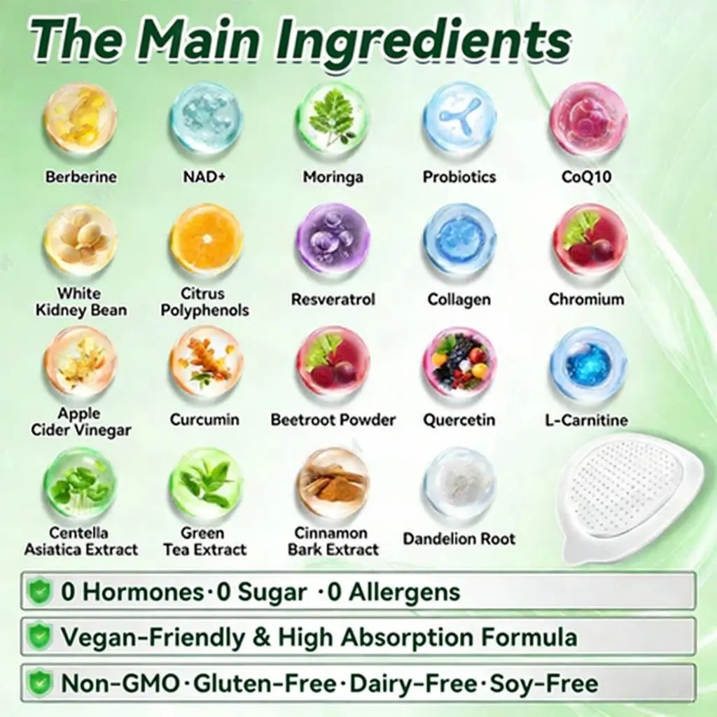 Last 3 Hours: Moringa & Berberine ร NAD+ 10-in-1 Nano-Microneedle Patches โ 70% Off ๐ฝ - Image 5