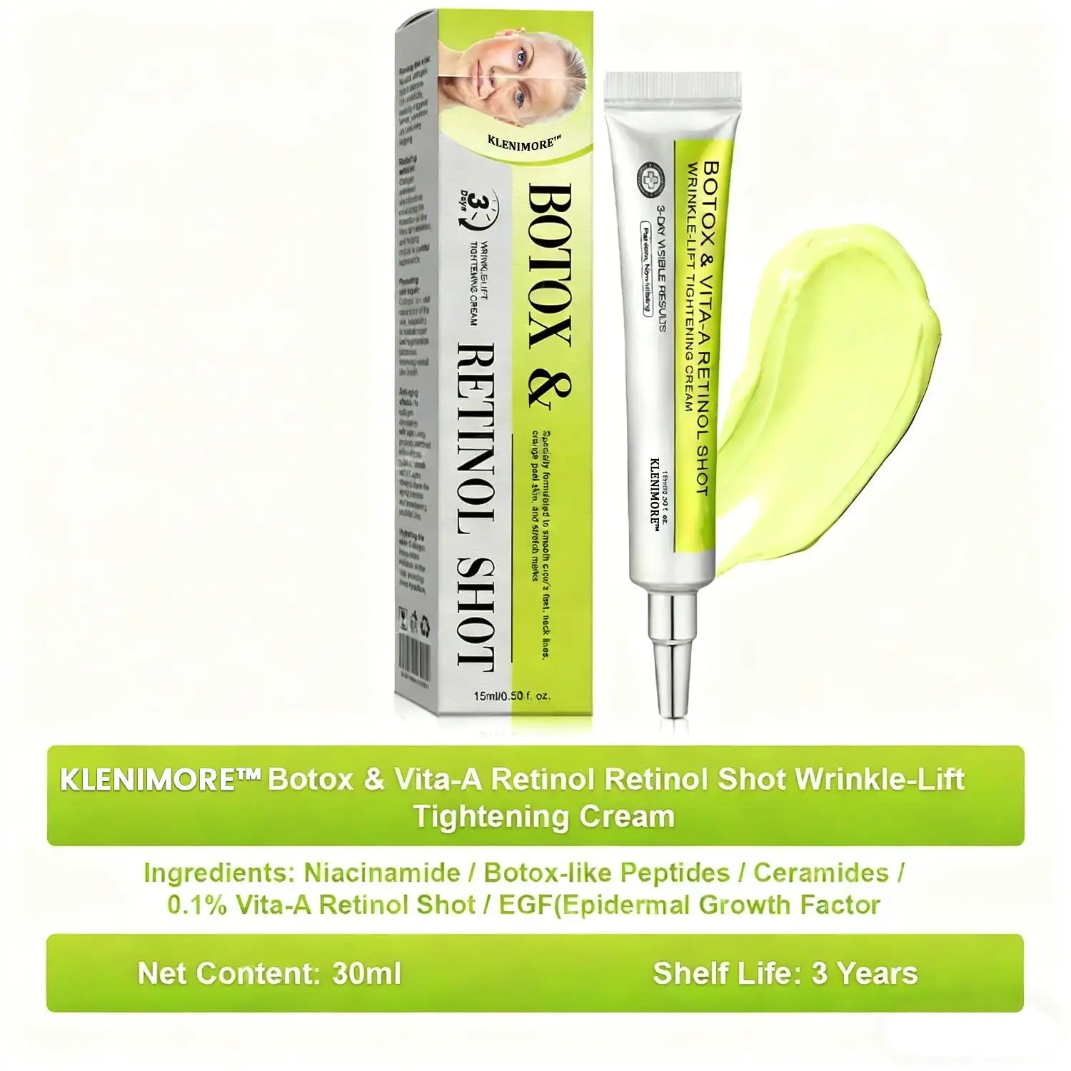 👏🌿Made and shipped from the USA Botox & Vita-A Retinol Shot Wrinkle-Lift Tightening cream - Last Day Promotion 70% OFF - Image 18