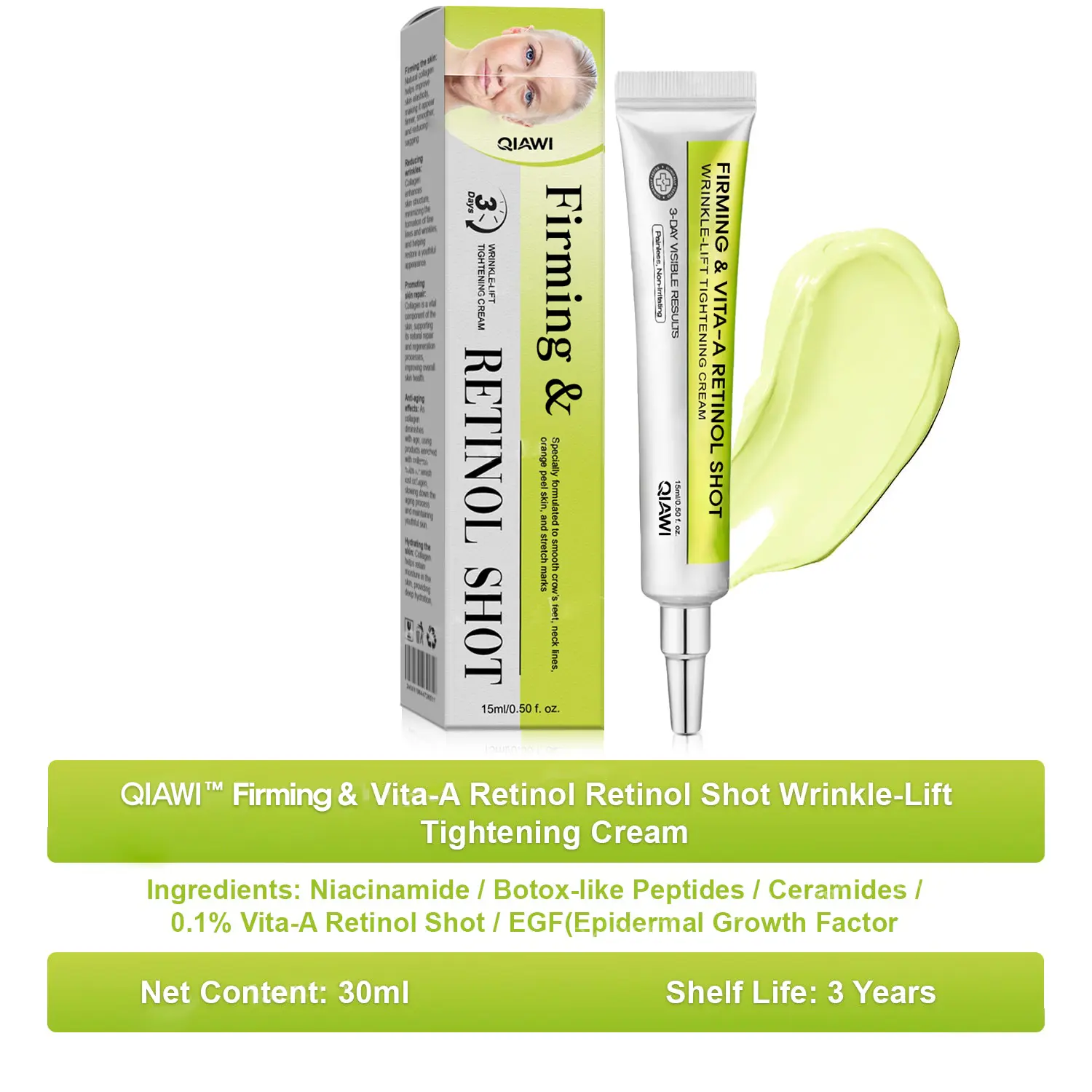 Skin Tightening & Vita-A Retinol Retinol shot Anti-Wrinkle Firming Tightening cream - Image 12