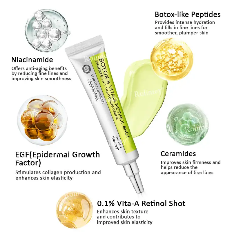 Made and shipped from the USA 🎉 Botox & Vita-A Retinol Shot Wrinkle-Lift Tightening Cream - Image 16