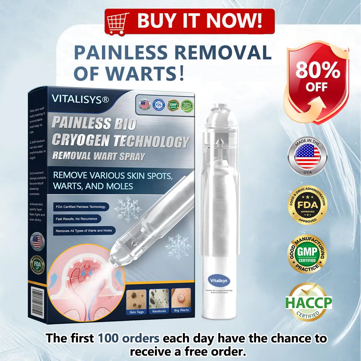 𝑽𝒊𝒕𝒂𝒍𝒊𝒔𝒚𝒔 𝑷𝒂𝒊𝒏𝒍𝒆𝒔𝒔 𝑩𝒊𝒐-𝑪𝒓𝒚𝒐𝒈𝒆𝒏 𝒕𝒆𝒄𝒉𝒏𝒐𝒍𝒐𝒈𝒚 𝑹𝒆𝒎𝒐𝒗𝒂𝒍 𝑾𝒂𝒓𝒕 𝑺𝒑𝒓𝒂𝒚