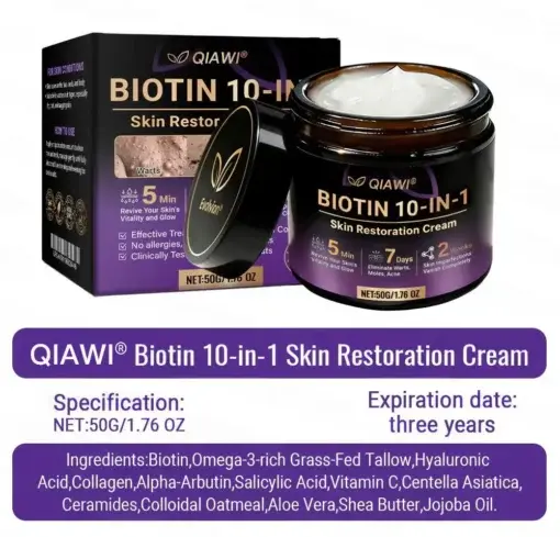 Proprietary Biotin Blend Skin Restoration Cream - Image 14