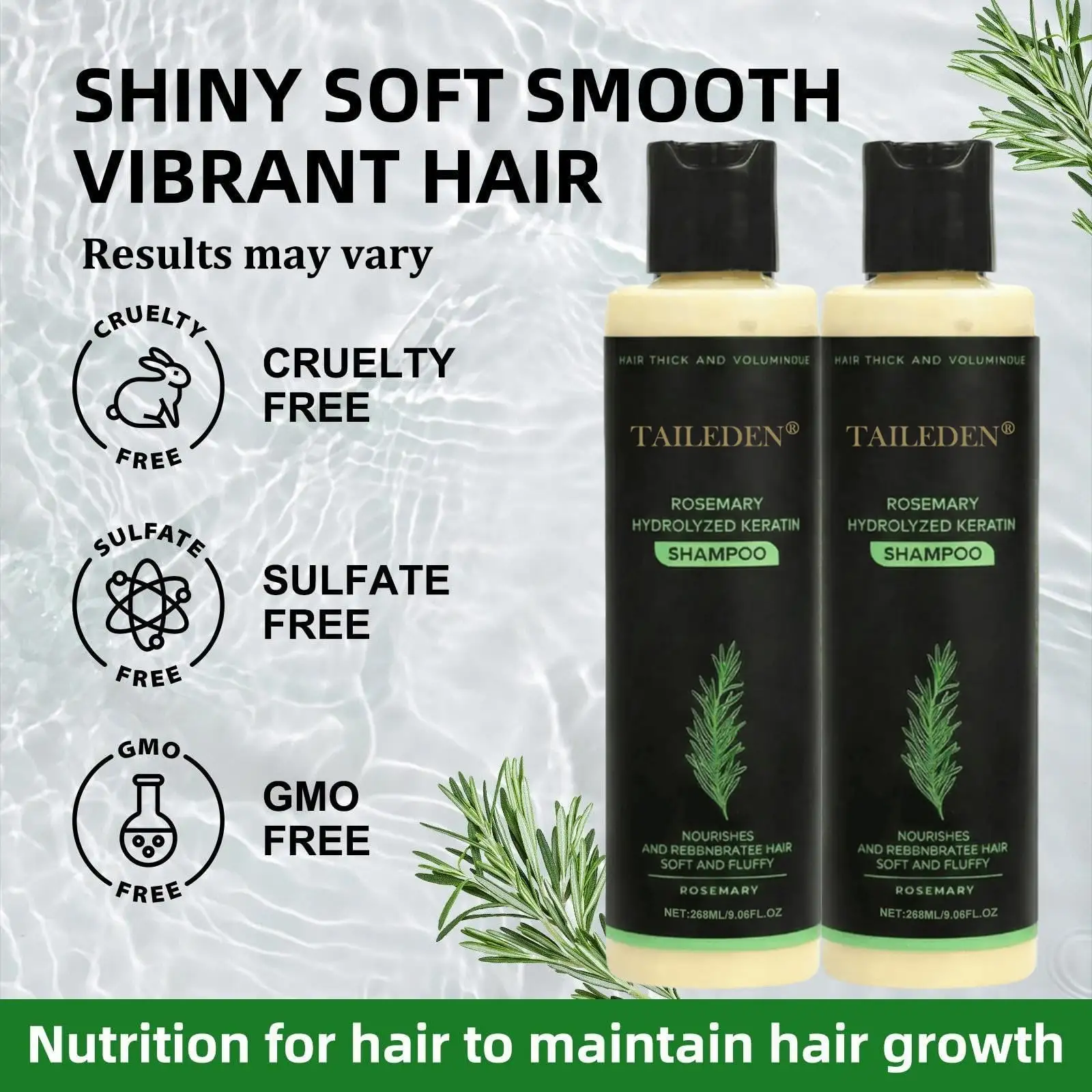 Rosemary Hydrolyzed Keratin Shampoo - Image 9