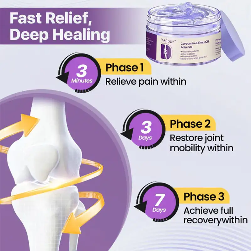 Curcumin & Emu Oil Pain Relief Gel - Image 6