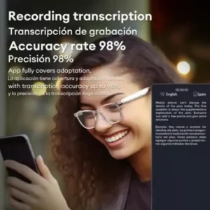 Alternative view of HY-C8 AI Wireless Bluetooth Translation Glasses