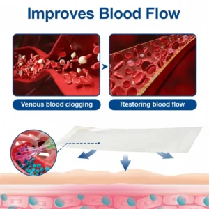 Alternative view of VeinEase Microneedle Care Patch