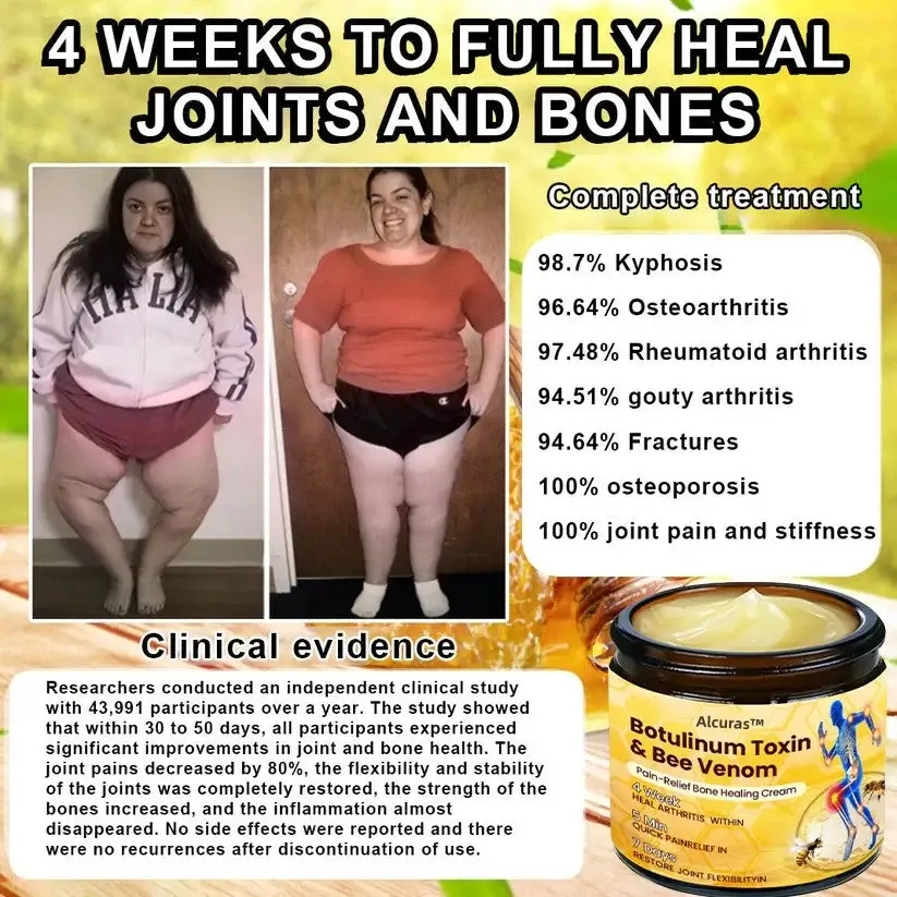 Botulinum Toxin & Bee Venom Pain-Relief Bone Healing Cream - Image 4