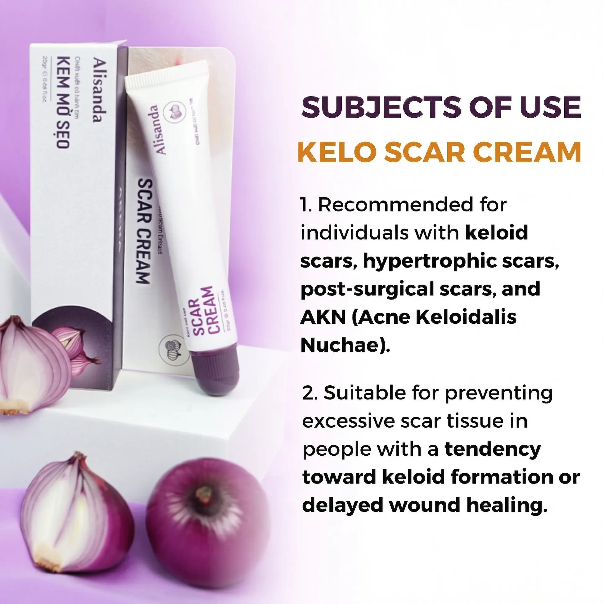 Alisanda Scar Cream – Advanced Treatment for Raised & Keloid Scars - Image 2