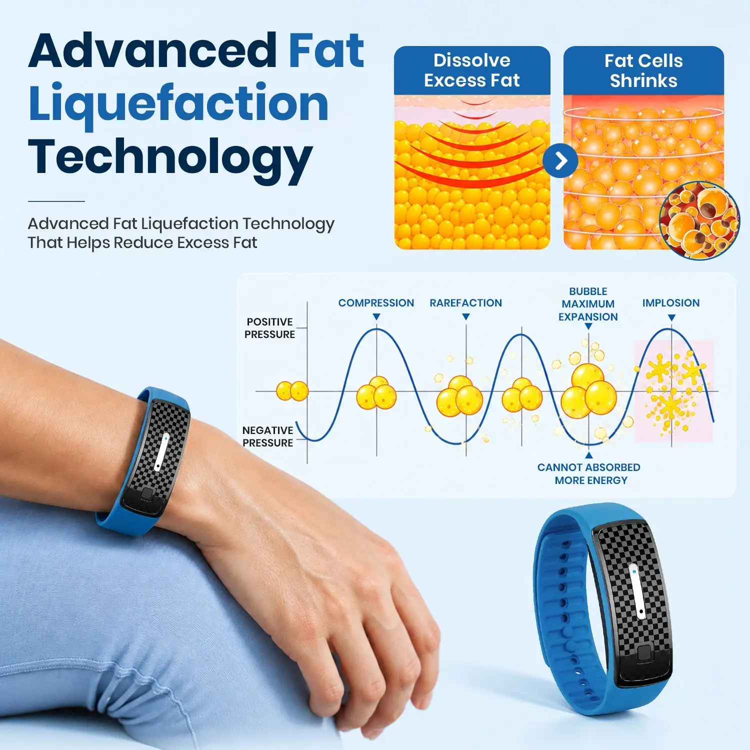 Ultrasonic Body Shape Wristband Pro - Image 3