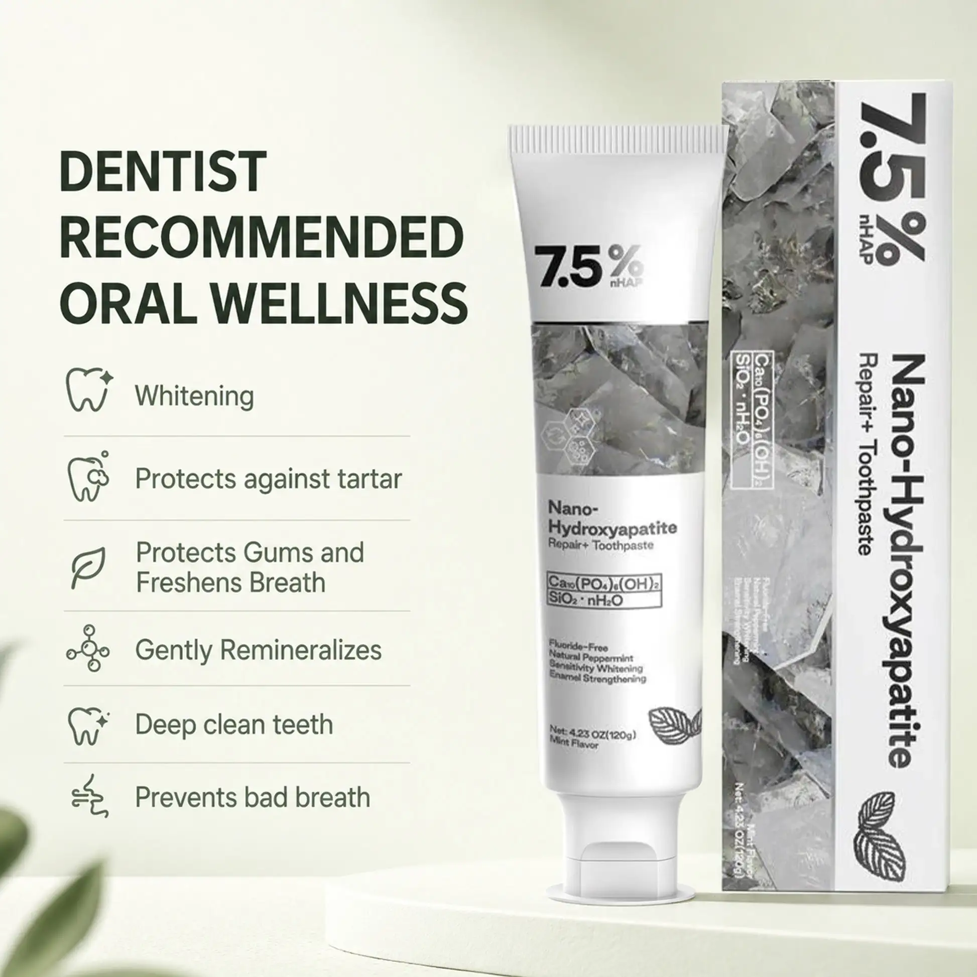 NESLEMY-Hydroxyapatite Whitening Toothpaste - Image 2