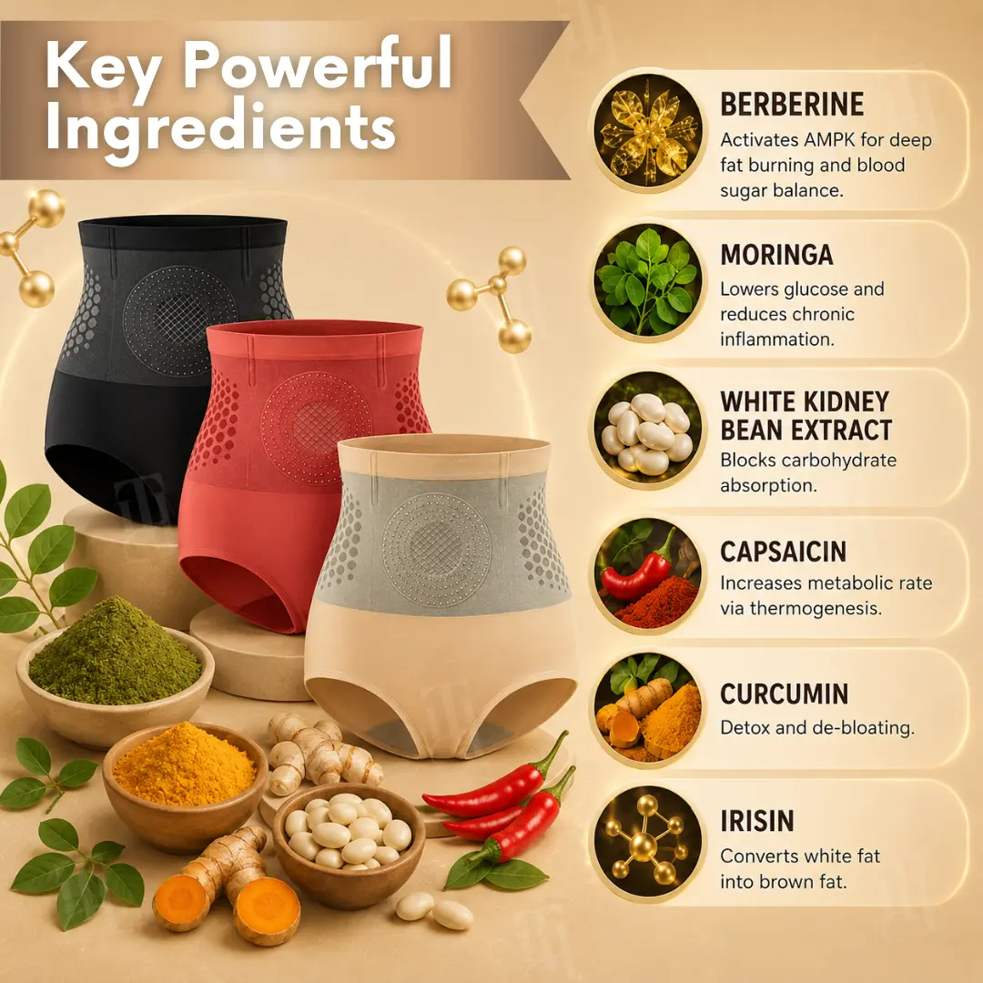 2026 8-in-1 Moringa & Berberine Thermogenic Sculpting Shorts - Image 7