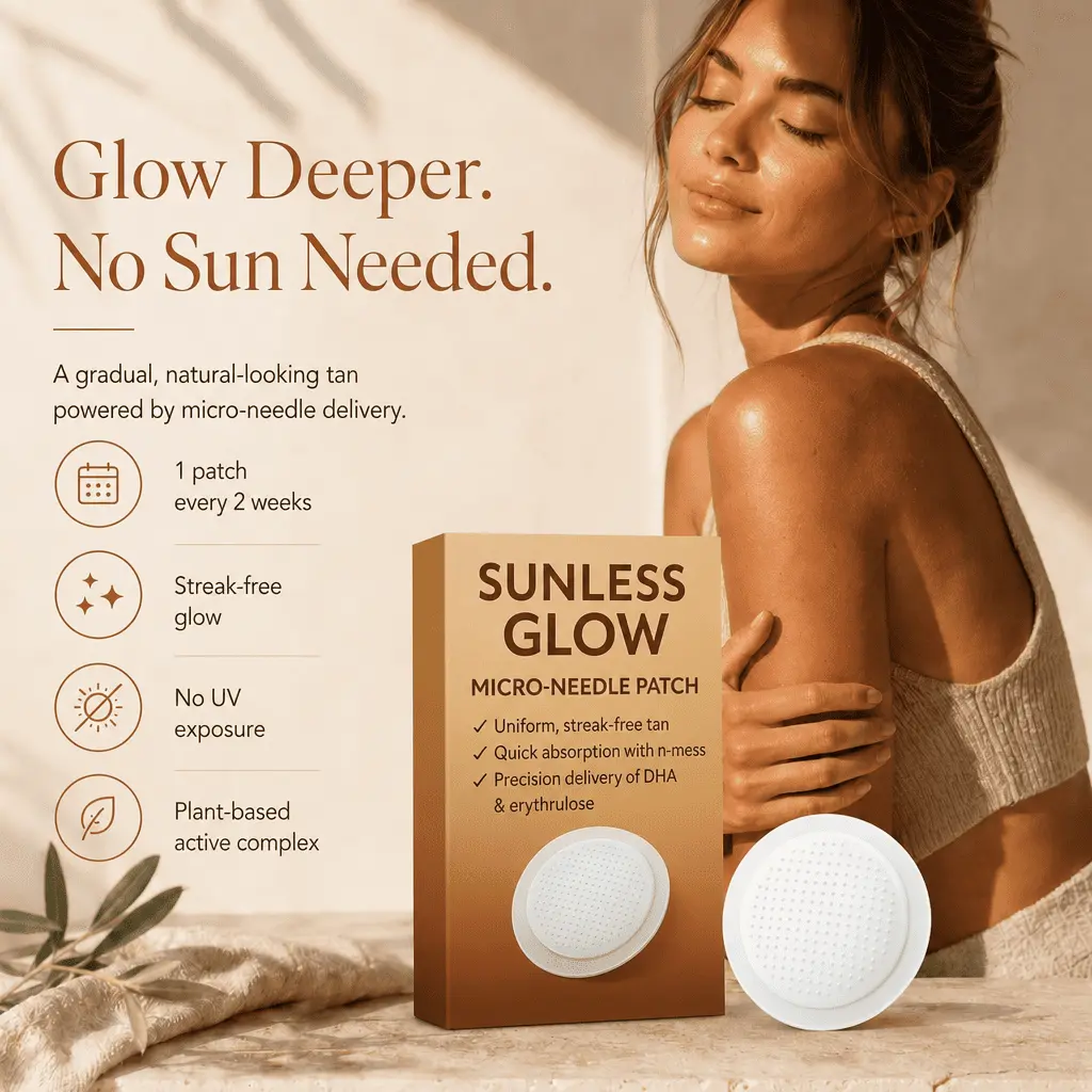 Sunless Glow Micro-Needle Tanning Patch - Image 13