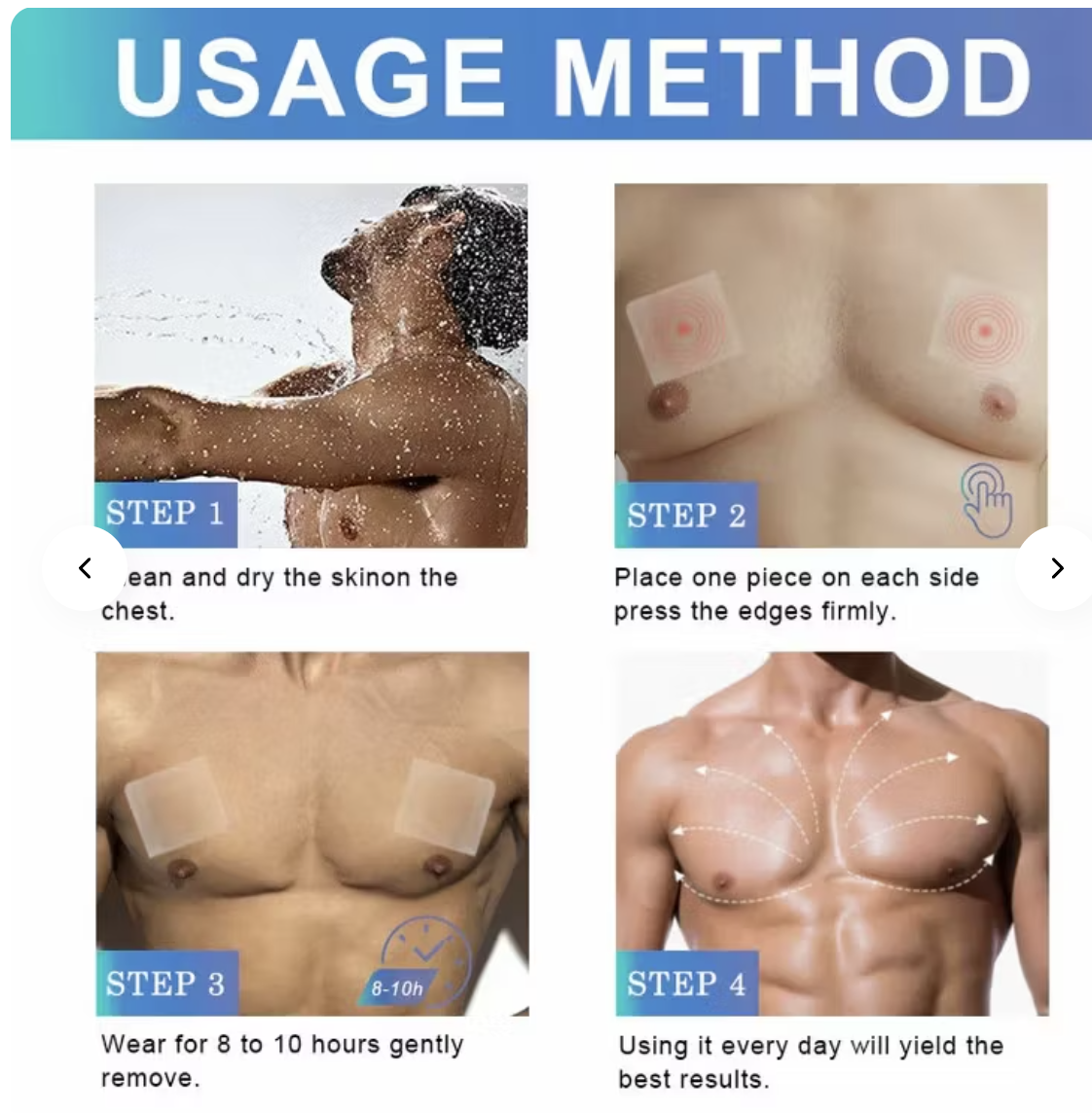 Gynecomastia Chest Fatburn & Firm Patch - Image 5