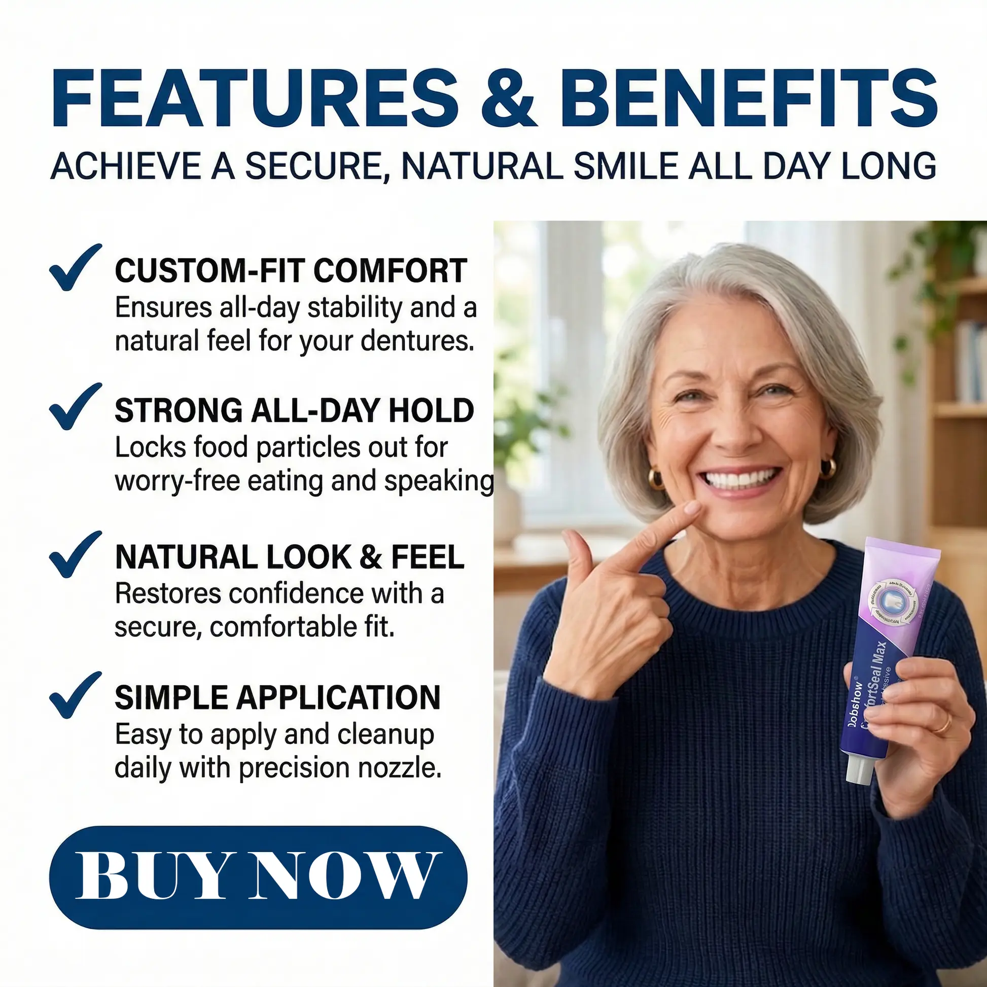 ComfortSeal Max Denture Adhesive - Image 7