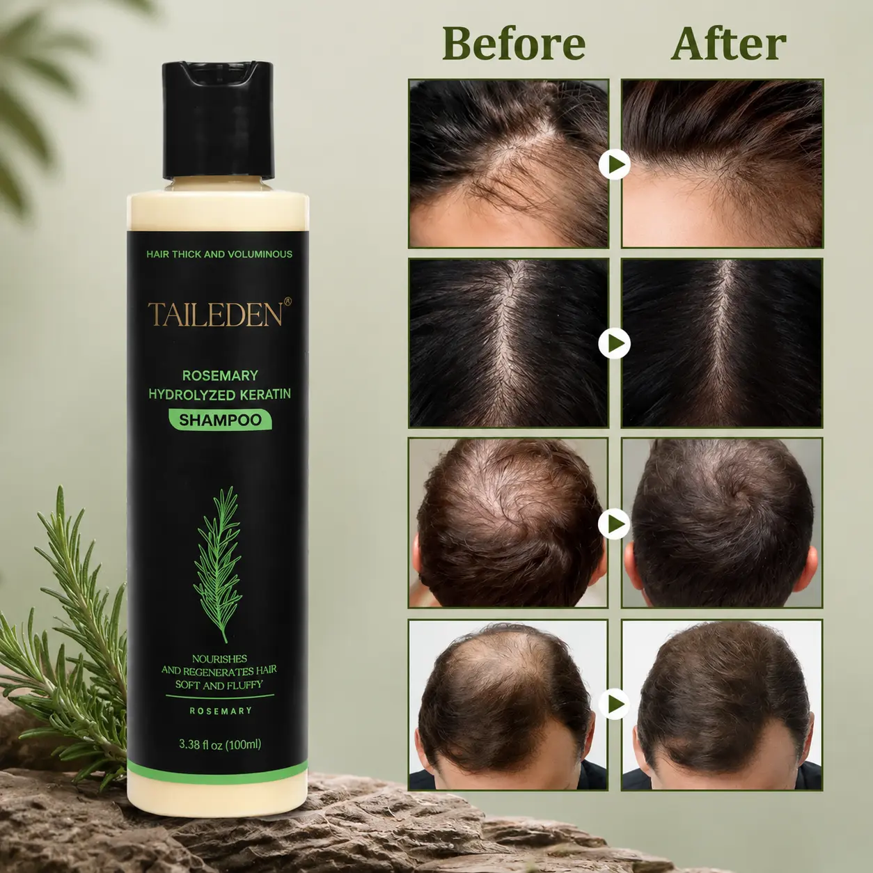 Organic Rosemary Hair Growth Shampoo - Image 2