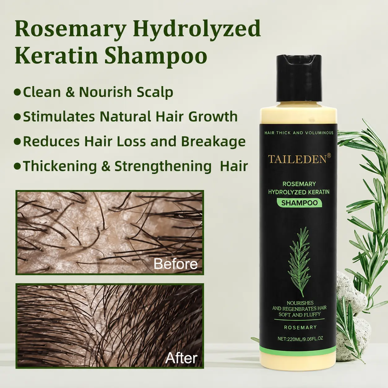 Organic Rosemary Hair Growth Shampoo - Image 5