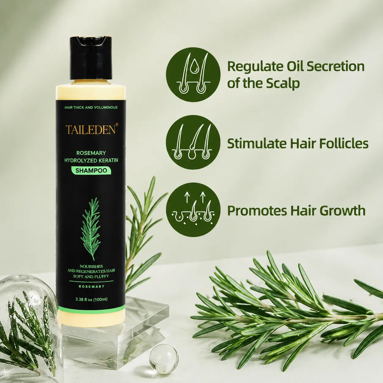 Organic Rosemary Hair Growth Shampoo - Image 6