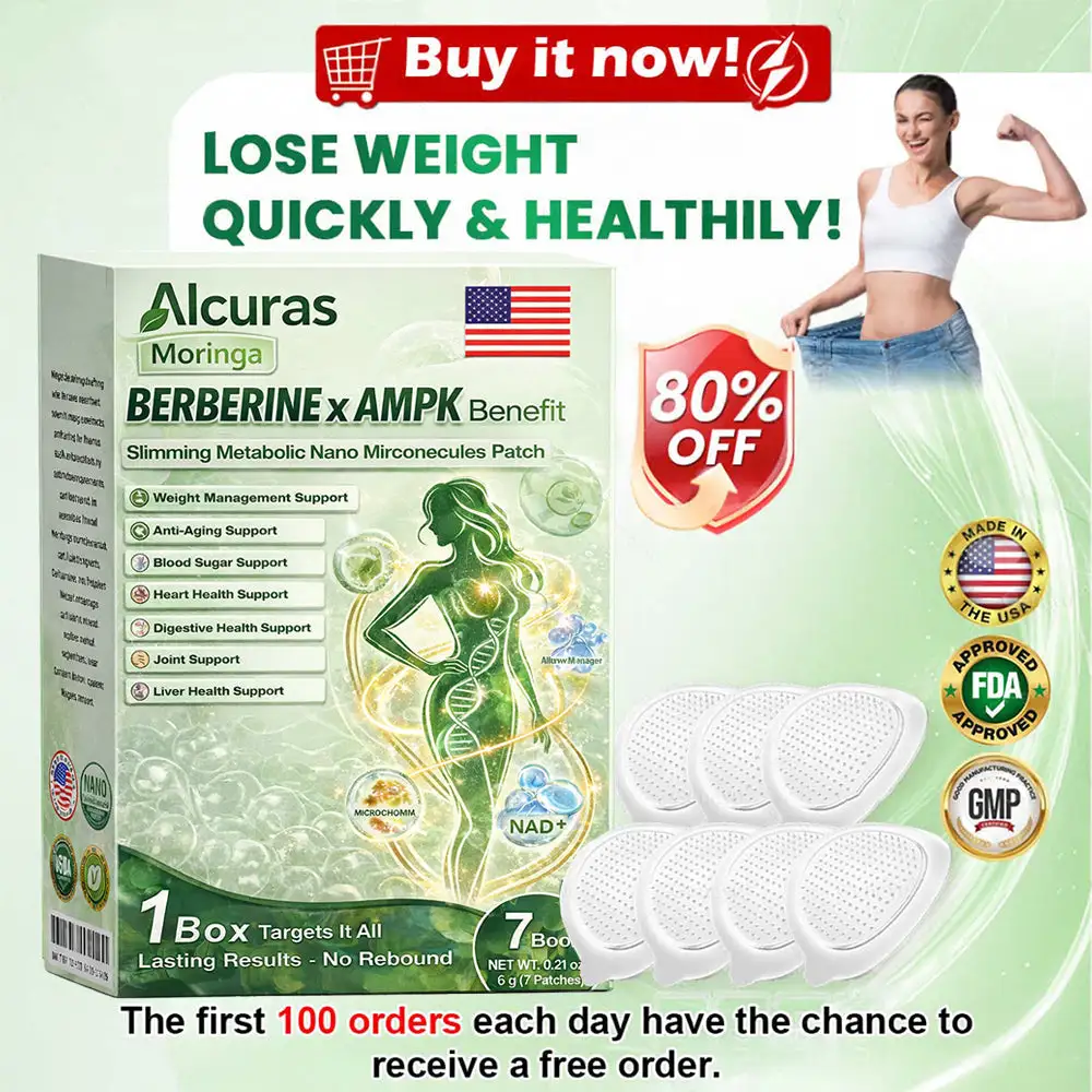 Moringa & Berberine * NAD+ 10-in-1 Advanced Nano Microneedle Patch