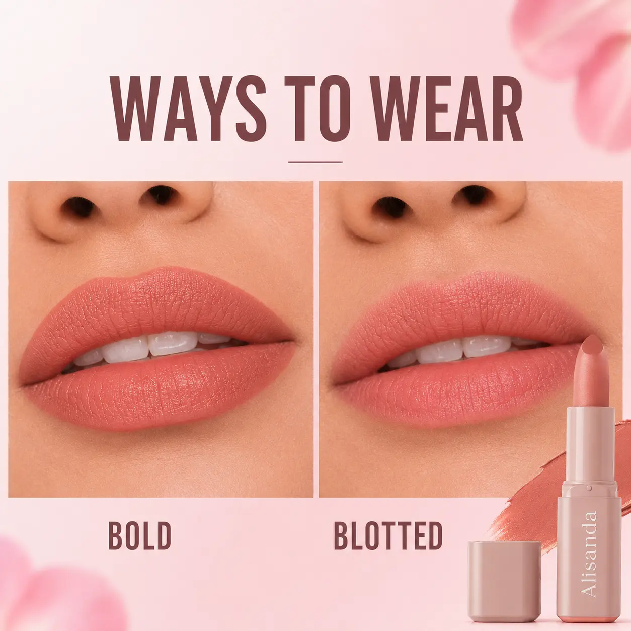 Alisanda Serum Lipstick – Satin & Matte Lip Color - Image 4