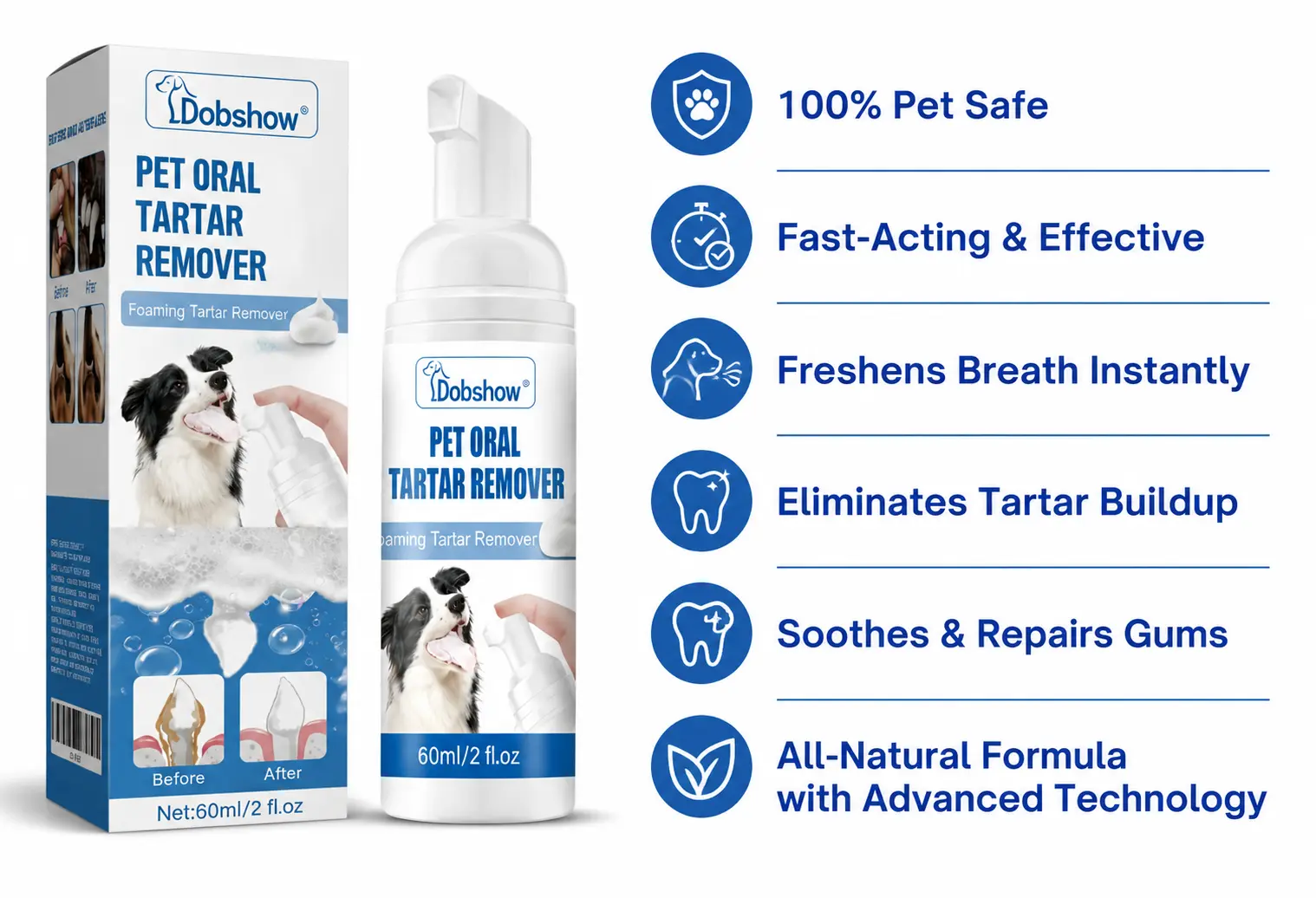 3-in-1 Pet Oral Care Spray-For Dogs &Cats of All Sizes - Image 6