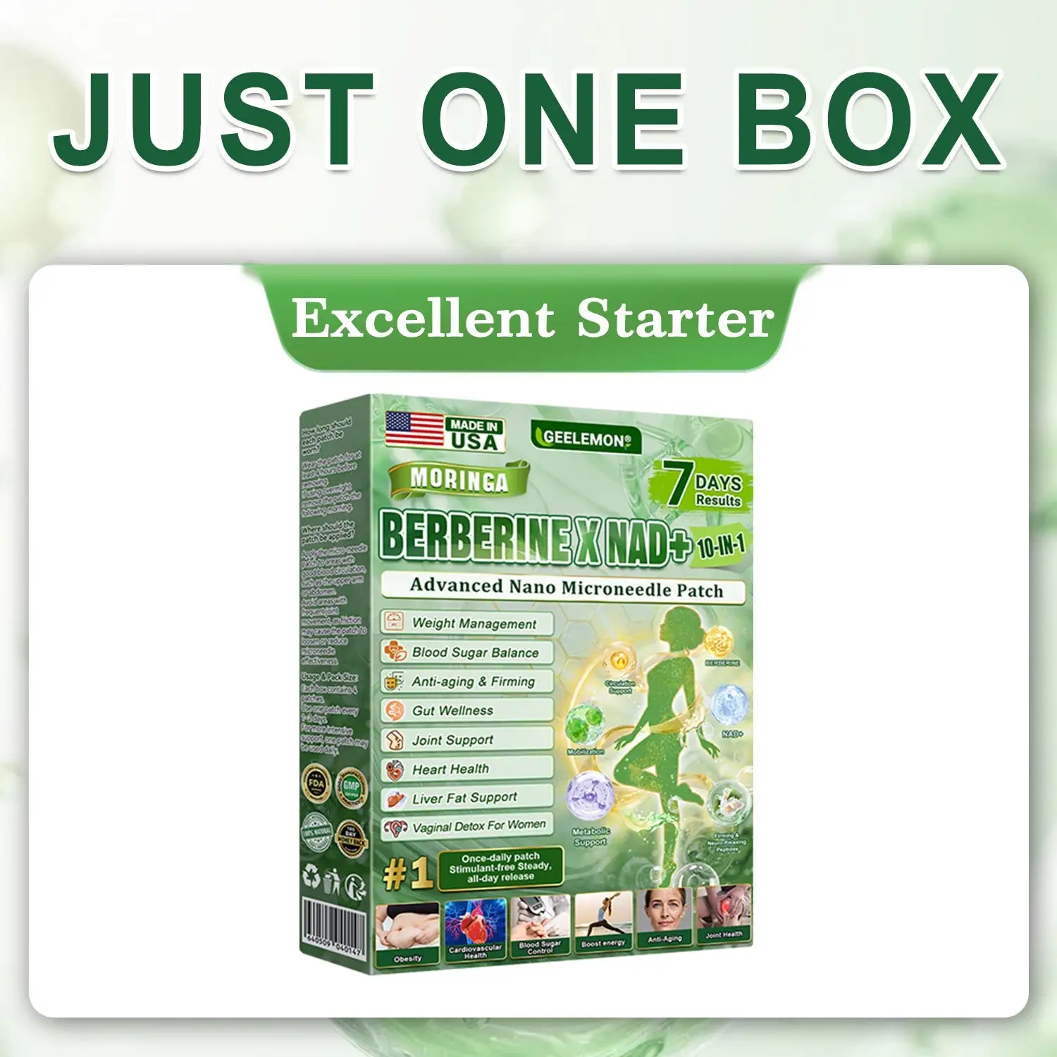 10-in-1 Weight Management Patch With Moringa - Berberine & NAD+ - Image 15