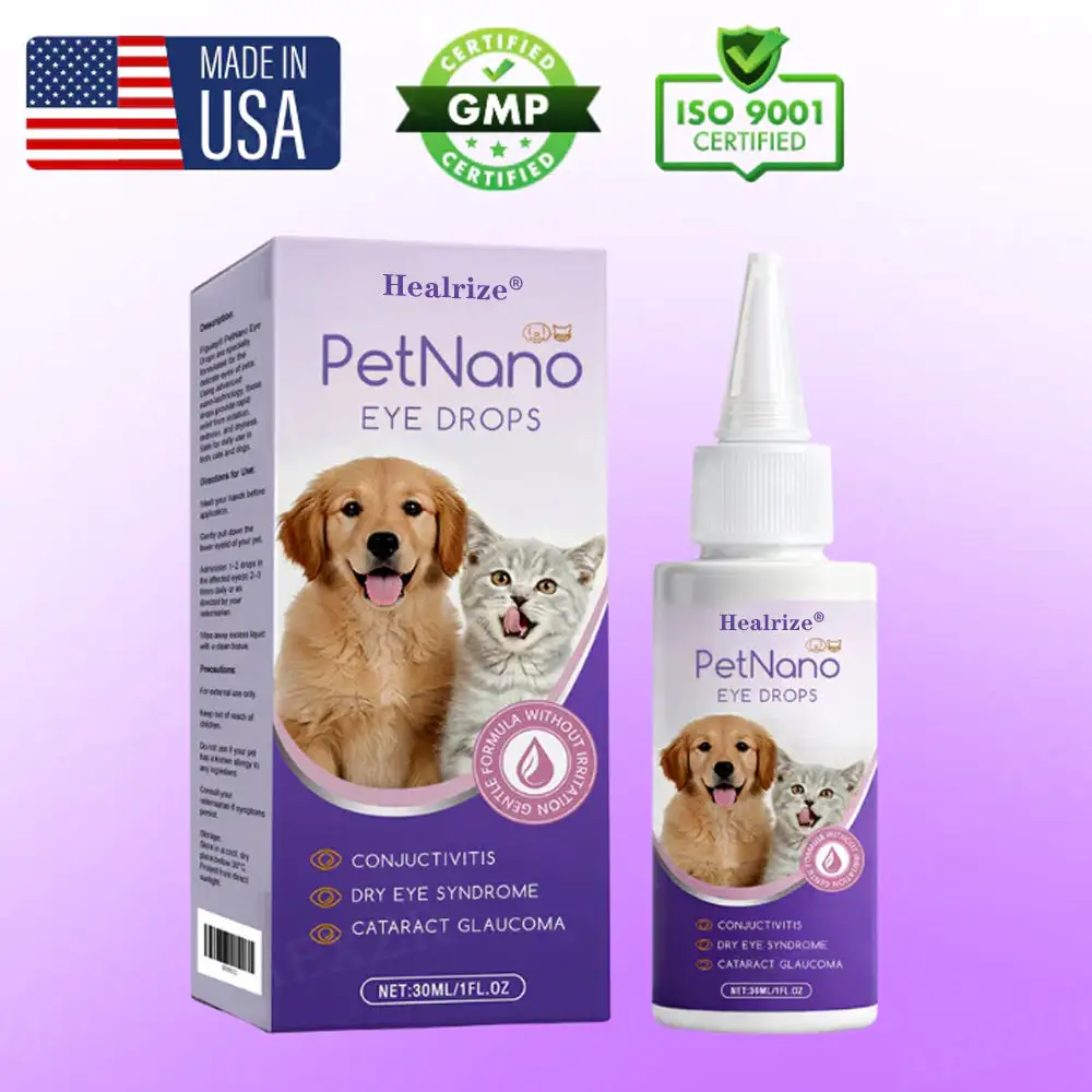 PetNano Eye Drops - Fast-Acting - Veterinarian-Grade Relief