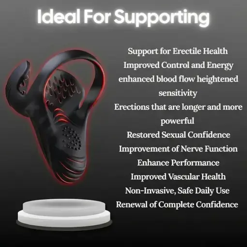 Vibrating Electric Male Masturbation Lock Ring