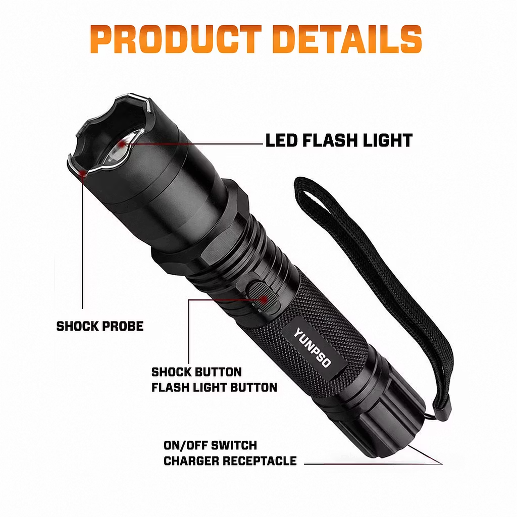 VoltGuard X95 2in1 Stun Flashlight - Image 2