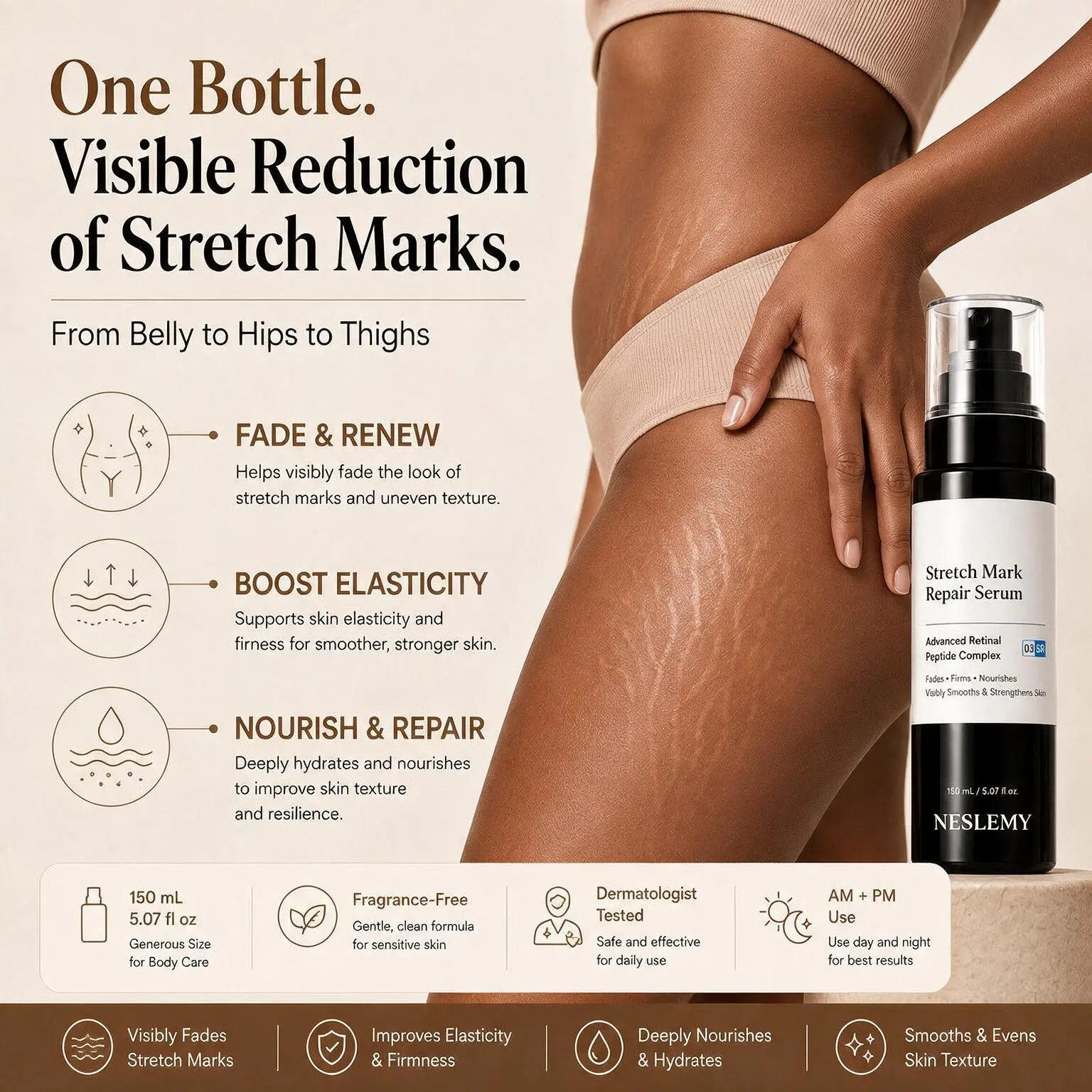 NESLEMY Advanced Retinal Stretch Mark Serum - Image 6