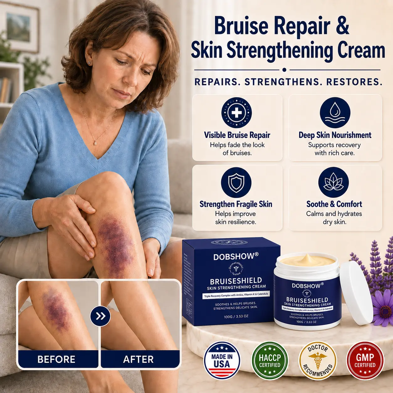 Bruise Shield & Skin-Strengthening Cream
