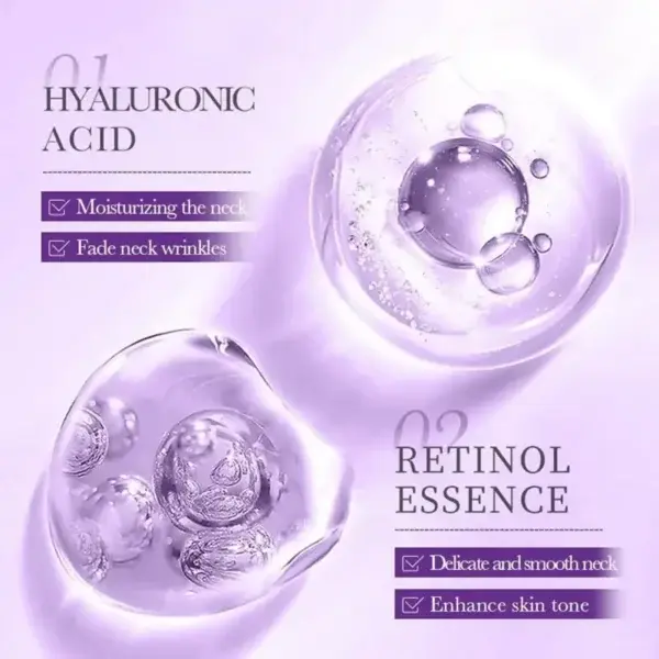 5-Ball Roller Neck Firming Cream with Retinol & Hyaluronic Acid - Image 5