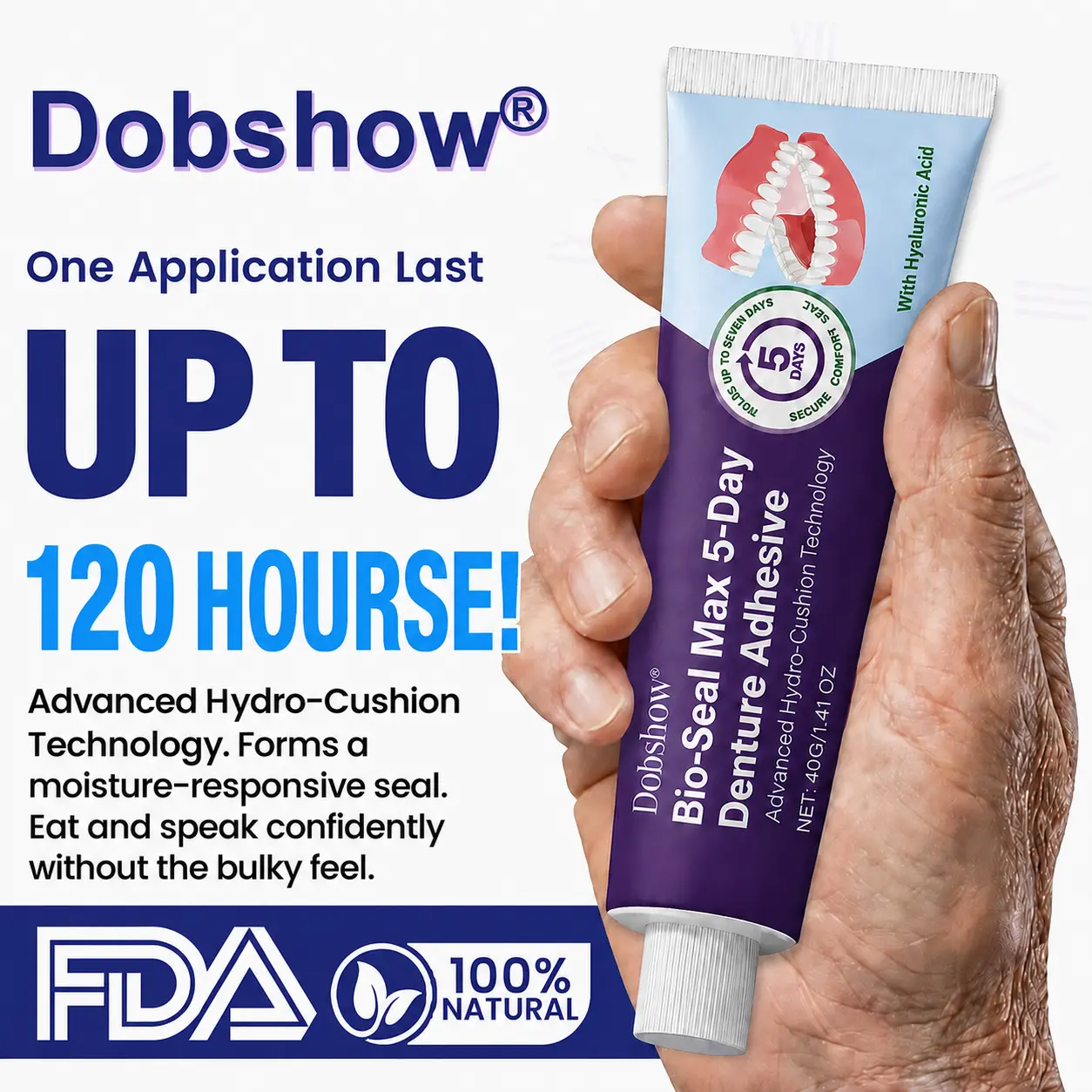 Bio-Seal Max 5-Day Denture Adhesive - Image 2