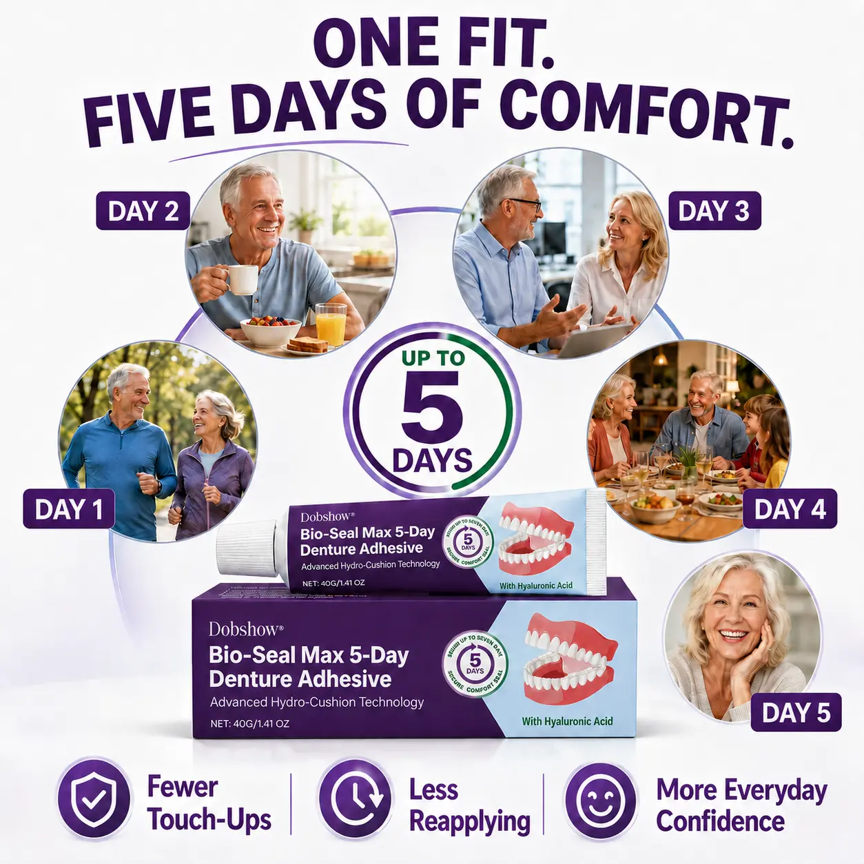 Bio-Seal Max 5-Day Denture Adhesive - Image 5