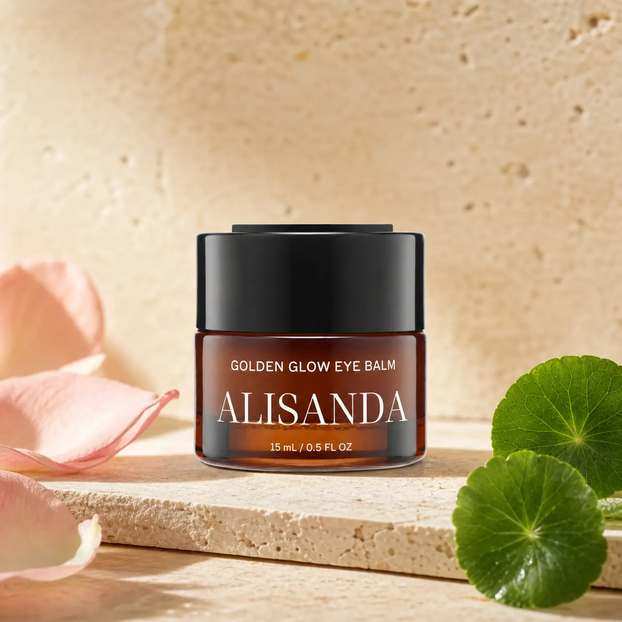ALISANDA Golden Glow Eye Balm — Ghee + Gotu Kola