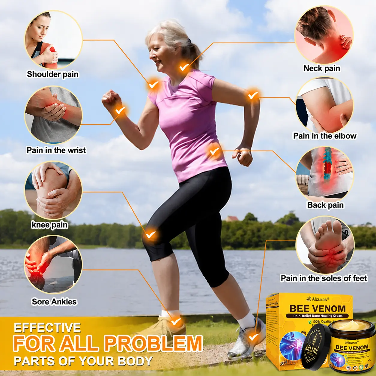 Bee Venom Pain-Relief Bone Healing Cream - Image 6