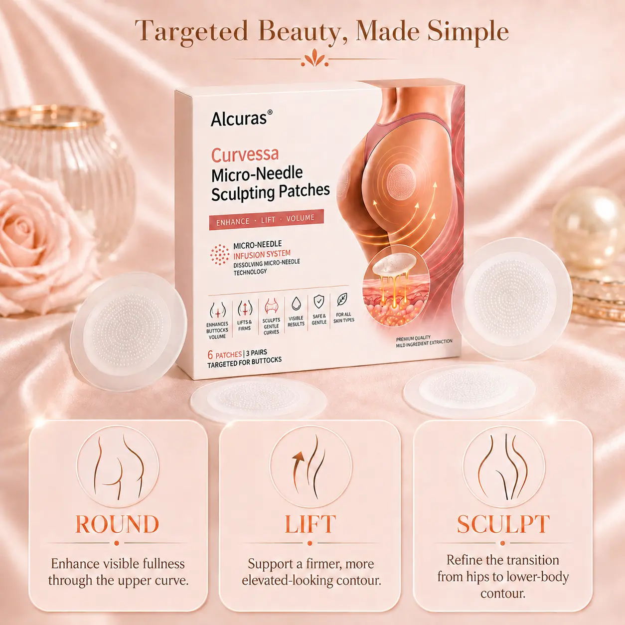 Curvessa Micro-Needle Sculpting Patches - Image 2