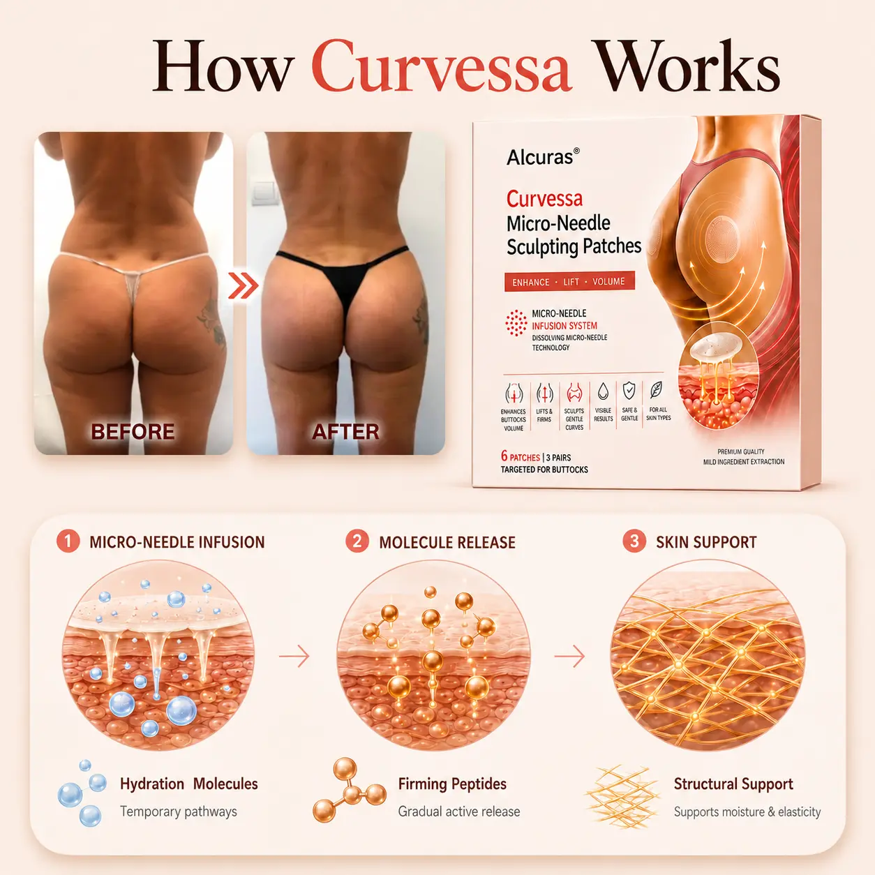 Curvessa Micro-Needle Sculpting Patches - Image 4