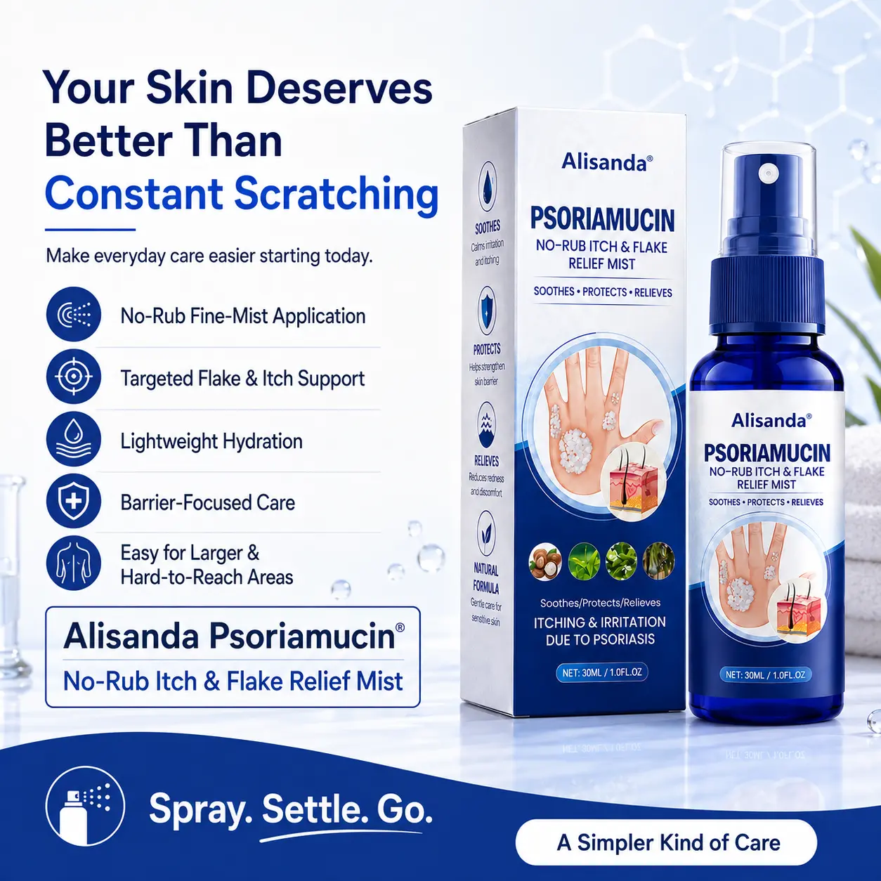 PsoriaMucin No-Rub Itch & Flake Relief Mist - Image 10