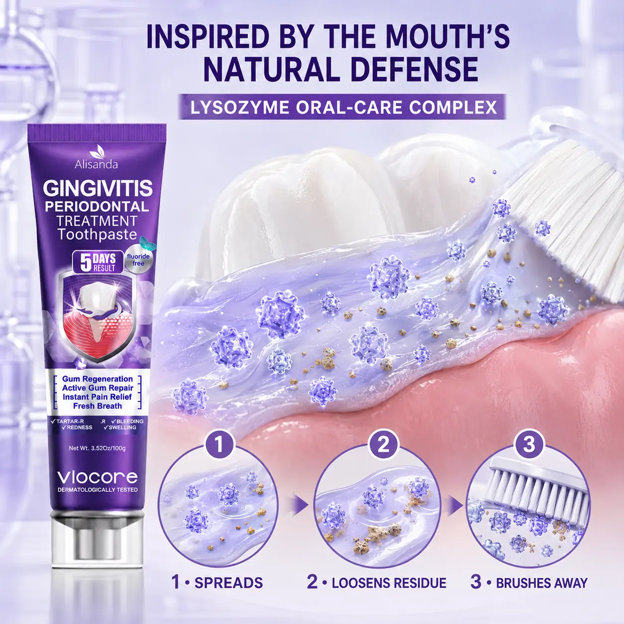 VioCore Bee-Derived Venom Gingivitis & Periodontitis Treatment Toothpaste - Image 6