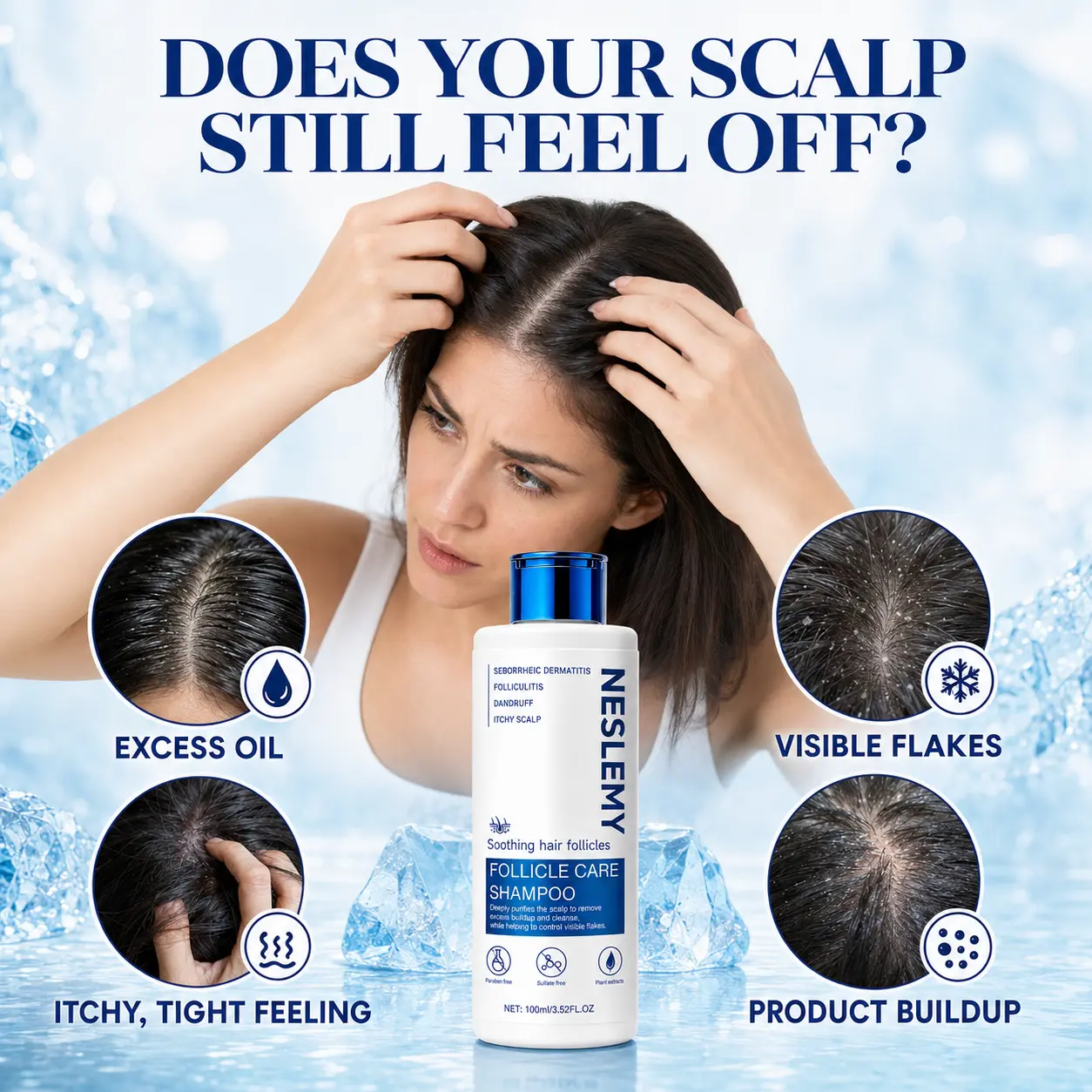NESLEMY Folliculitis Shampoo for Itchy - Image 11